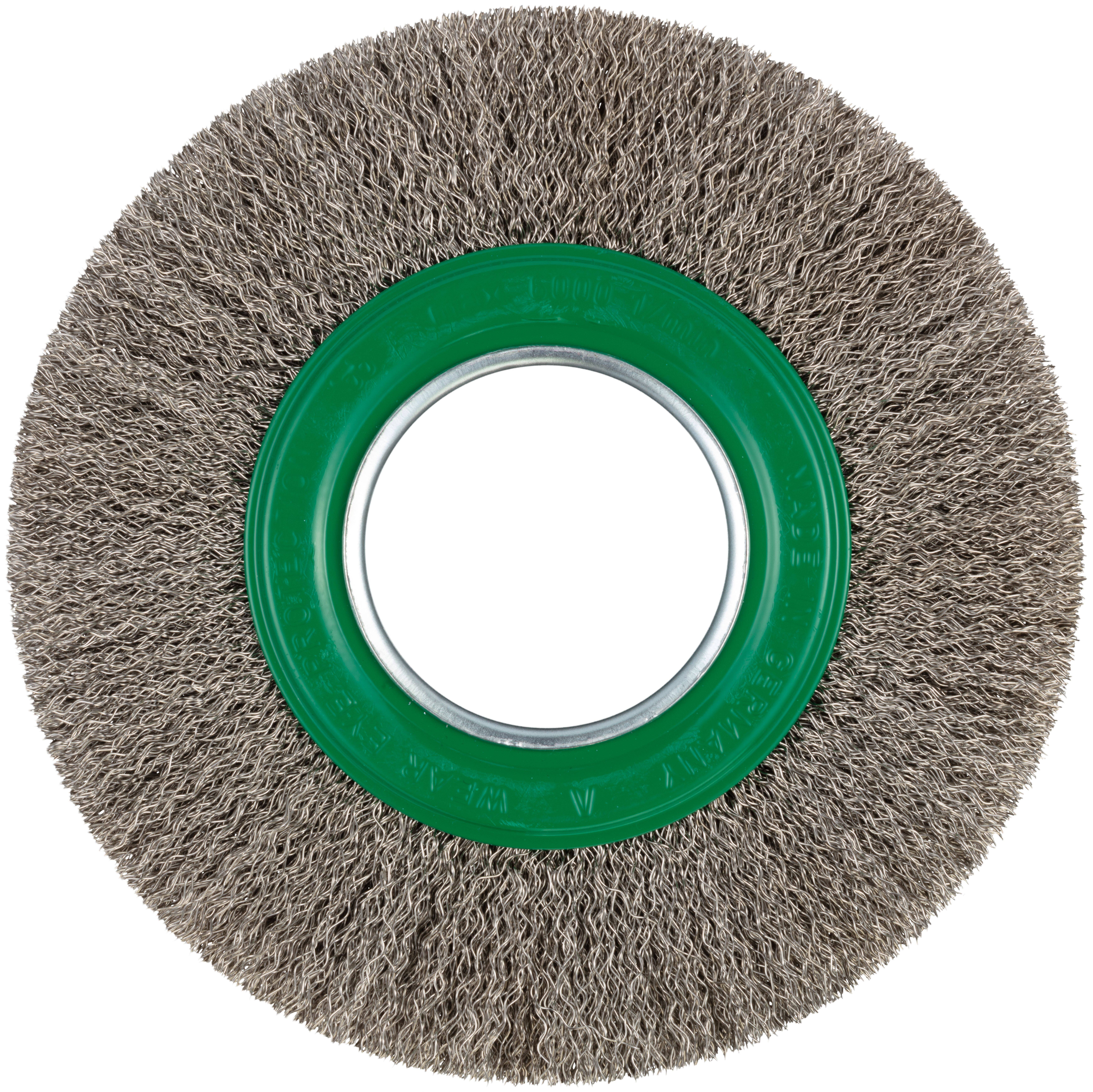 LUKAS-ERZETT Kulatý drátěný kartáč BRVW pro nerezovou ocel 150 x 23 mm, pro přímou brusku zvlněný BRVW 15023 B.50 VA A35-1