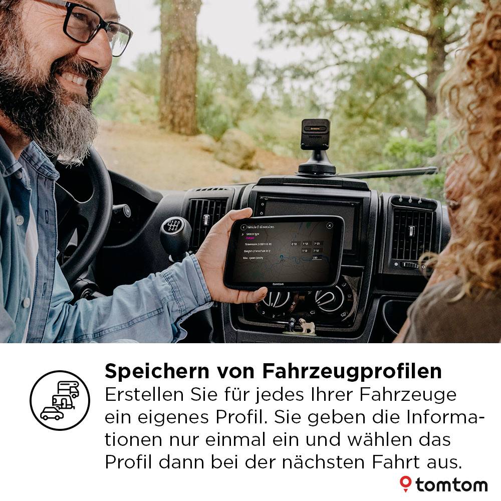 TomTom Go Camper Max 7" 2nd navigace pro nákladní automobily 17.8 cm 7 palec-5