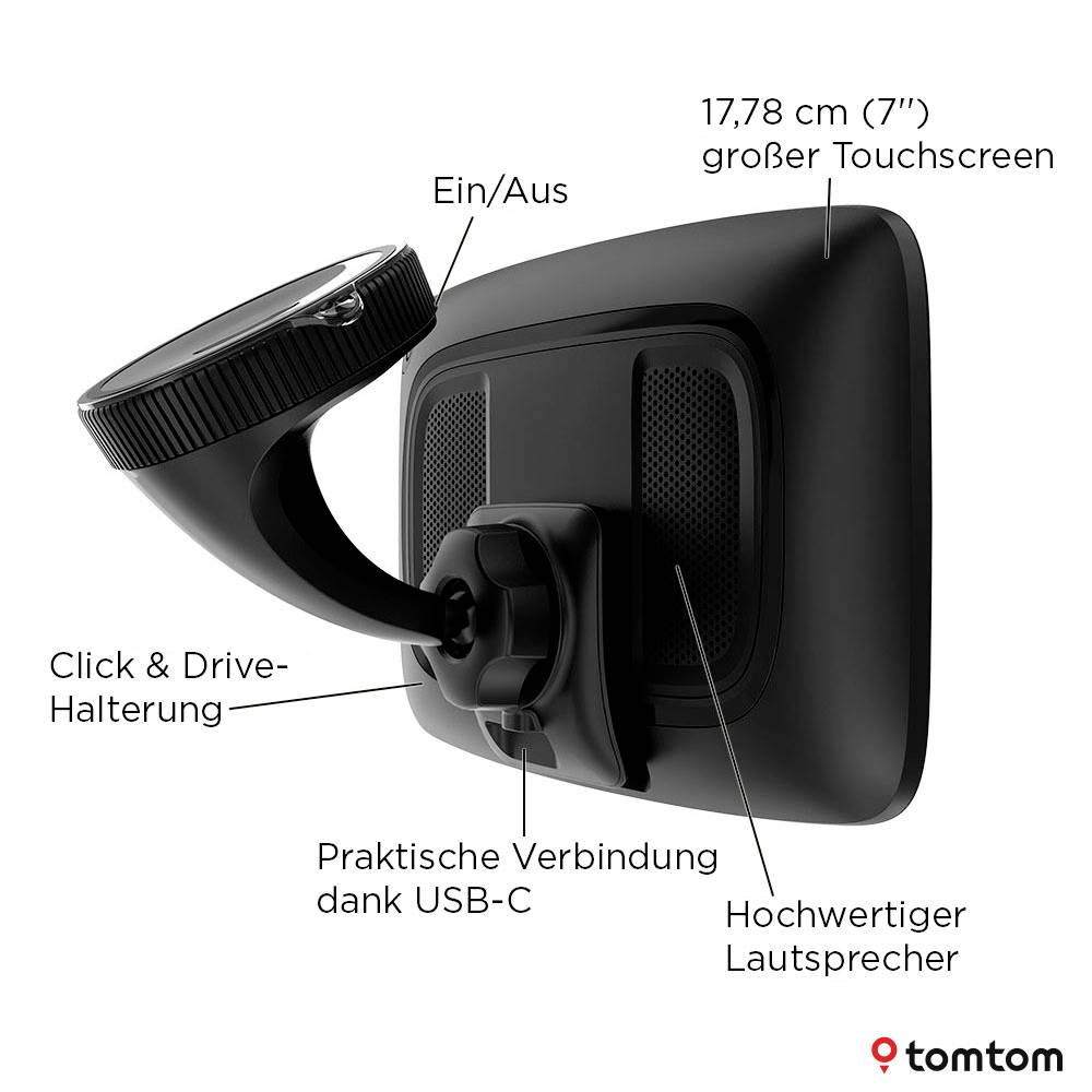 TomTom Go Camper Max 7" 2nd navigace pro nákladní automobily 17.8 cm 7 palec-9