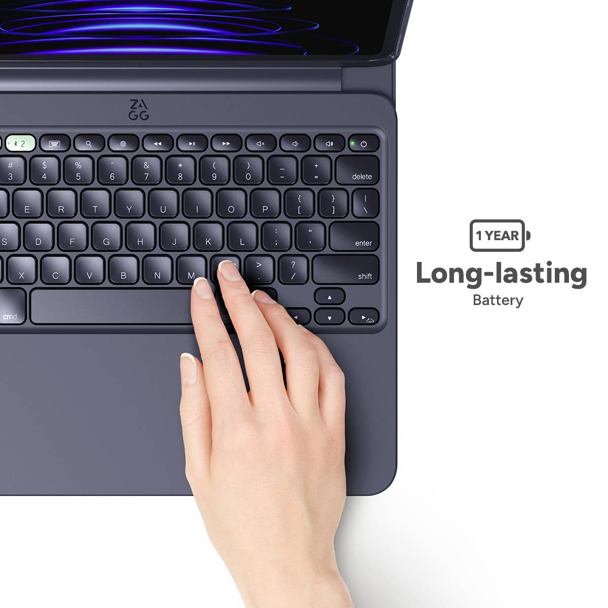 ZAGG KB Pro Keys 2 klávesnice k tabletu včetně ochranného coveru Vhodné pro značku (tablet): Apple iPad Air 11" (M2, 202-6