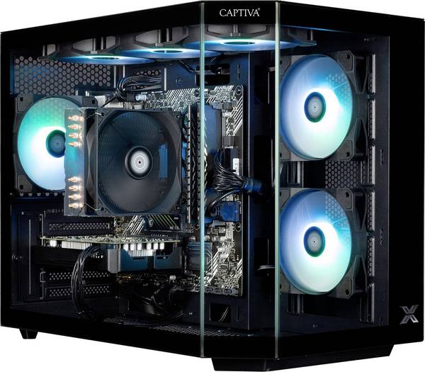 Captiva Gaming PC Advanced Gaming R92-493    AMD Ryzen 7 5700X  16 GB RAM  1000 GB SSD   Nvidia GeForce® RTX™ 5060 8 GB GDDR7  92493
