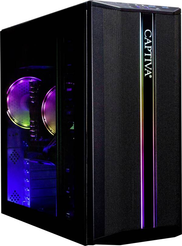 Captiva Gaming PC Advanced Gaming R92-718    AMD Ryzen 5 5500  32 GB RAM  1000 GB SSD   Nvidia GeForce® RTX™ 5060 8 GB GDDR7  92718
