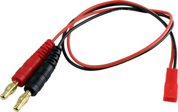 Amewi nabíjecí kabel [1x banánková zástrčka 4 mm  - 1x JST zástrčka] 30 cm   28235