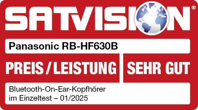 Obrázek ocenění pro Panasonic RB-HF630BE-W sluchátka otevřená (On Ear) Bluetooth® bílá Redukce šumu mikrofonu headset mobil