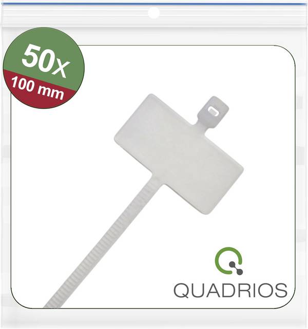 Quadrios 25CA580 25CA580 značení kabelů Potisknutelná plocha: 20 x 13 mm bílá 50 ks