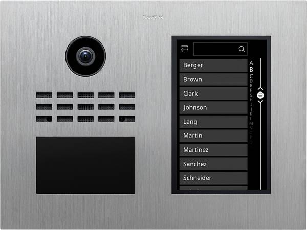 DoorBird D31TDH Bluetooth®, LAN domovní telefon venkovní jednotka, Nerezová ocel V2A (s práškovým nástřikem), 429600052