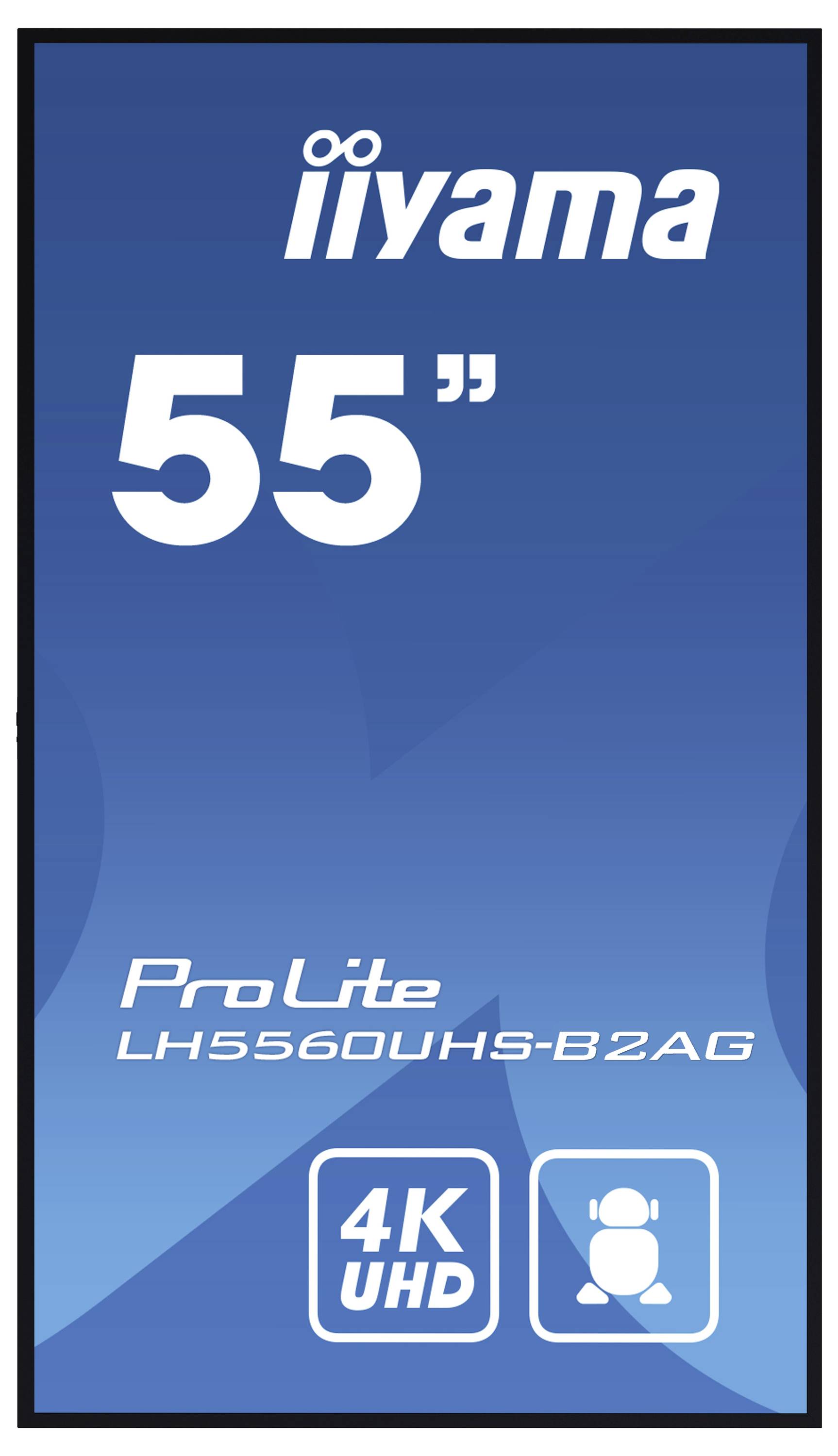 Iiyama ProLite displej Digital Signage Energetická třída (EEK2021): E (A - G) 139 cm 55 palec 3840 x 2160 Pixel 24/7-3