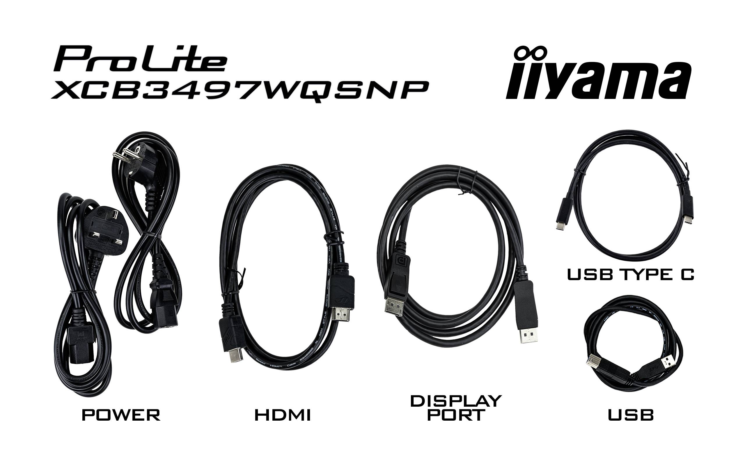 Iiyama ProLite XCB3497WQSNP-B1 LED monitor 86.4 cm (34 palec)3440 x 1440 Pixel, 21:9, 0.4 ms, VA LED-11