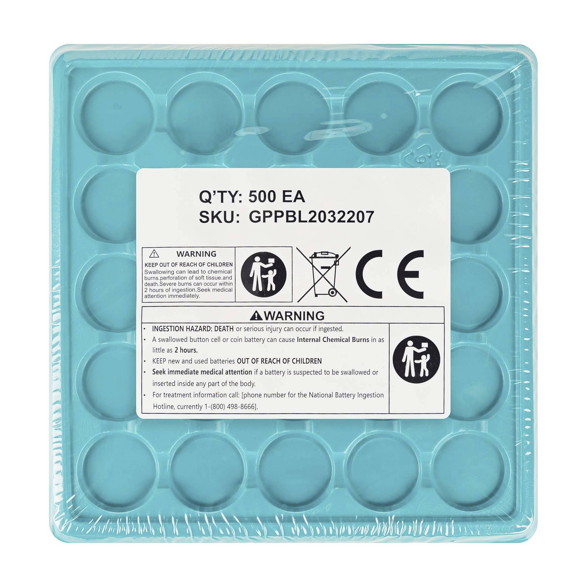 GP CR2032 Bulk sada knoflíkových baterií 3 V 230 mAh 25 ks-2