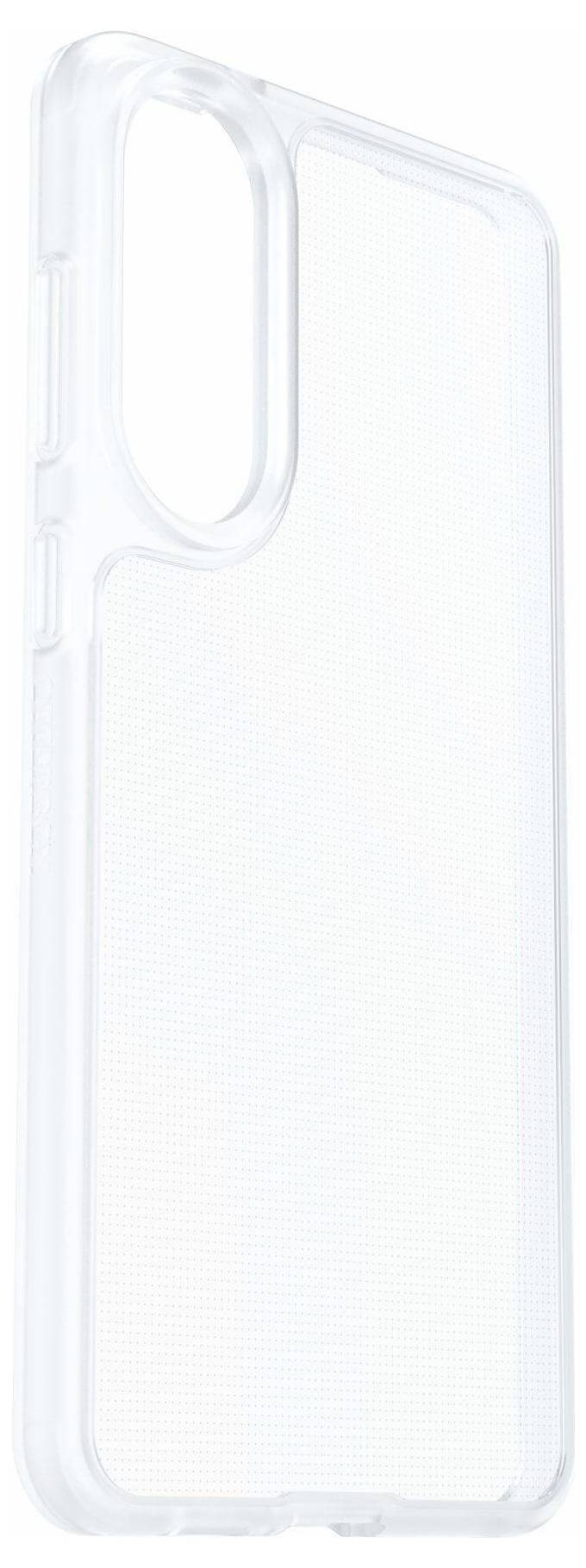 Průhledný mobilní kryt s výřezem pro fotoaparát, který vyniká štíhlým a minimalistickým designem.