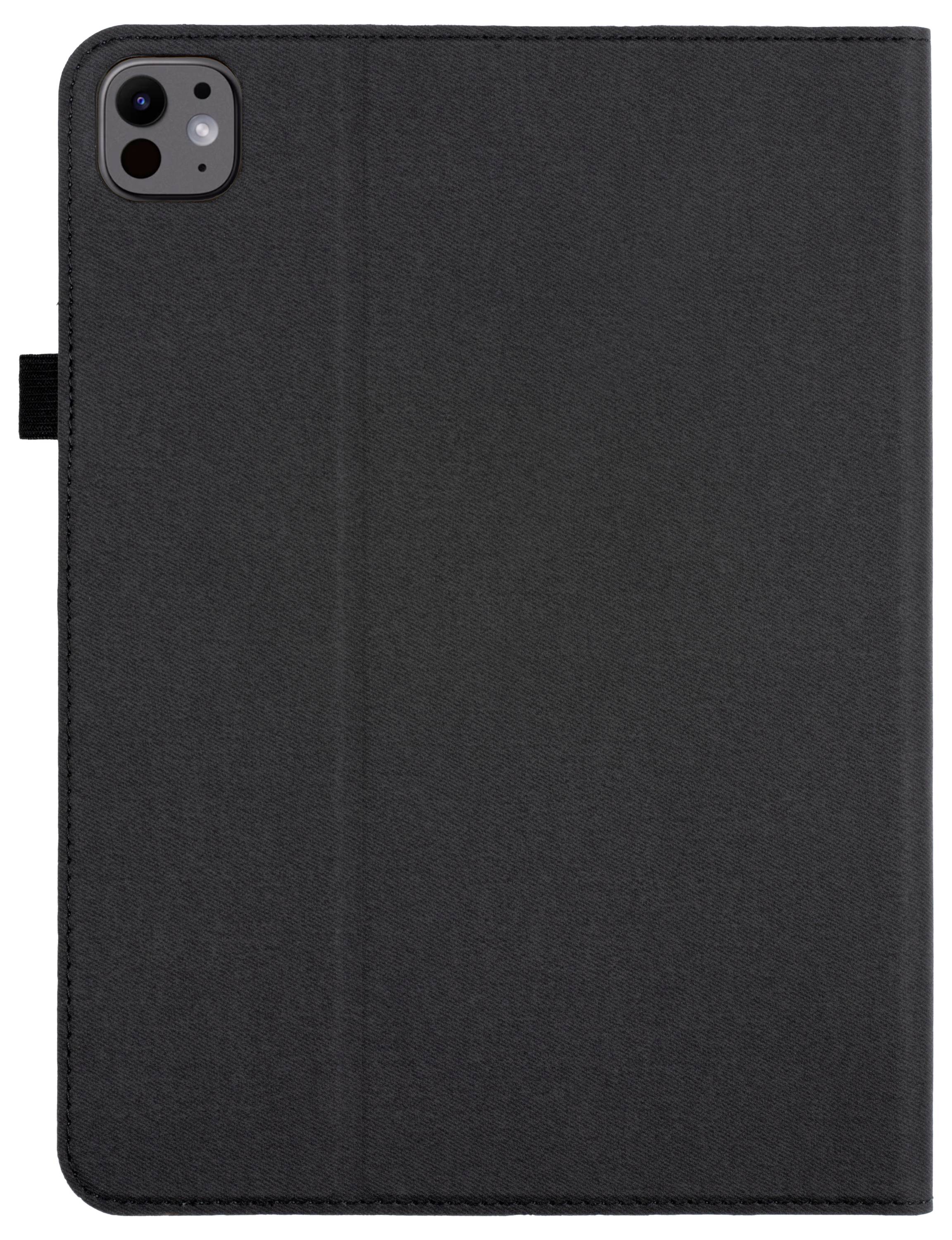 Černý obal na tablet iPad s výřezem pro fotoaparát.