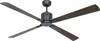 CasaFan ECO NEO III 152 BG-NB/KI Flügel WiFi Nussbaum/Kirsche stropní ventilátor 27 W (Ø x v) 152 cm x 360 mm čedičově šedá s dálkovým ovládáním, s časovačem, vhodný i pro zimní provoz, ovládání prostřednuctvím aplikace