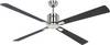 CasaFan ECO NEO III 152 BN-WN/SI WiFi Flügel Wenge/silber stropní ventilátor 27 W (Ø x v) 152 cm x 360 mm chrom (kartáčovaný) s dálkovým ovládáním, s časovačem, vhodný i pro zimní provoz, ovládání prostřednuctvím aplikace