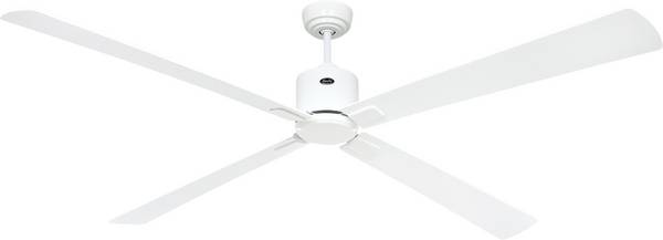 CasaFan ECO NEO III 180-4 WE-WE/LG WiFi Flügel Weiß/Lichtgrau stropní ventilátor  28 W (Ø x v) 180 cm x 360 mm bílá s dálkovým ovládáním, s časovačem, vhodný i pro zimní provoz, ovládání prostřednuctvím aplikace