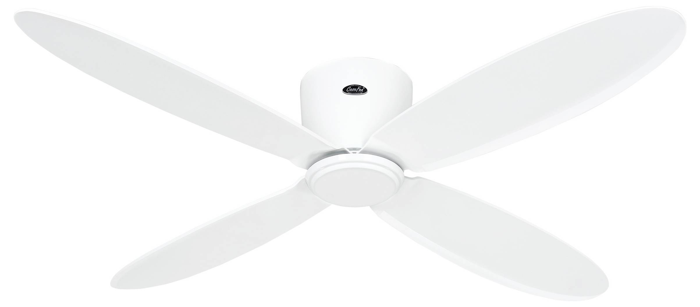 CasaFan ECO PLANO II 132 WE-WE WiFi stropní ventilátor 28 W (Ø x v) 132 cm x 160 mm bílá s dálkovým ovládáním, s časovač-1