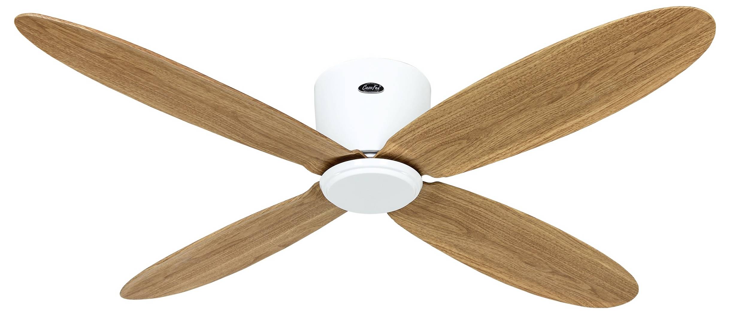 CasaFan ECO PLANO II 132 WE-EN WiFi stropní ventilátor 28 W (Ø x v) 132 cm x 160 mm bílá s dálkovým ovládáním, s časovač-1
