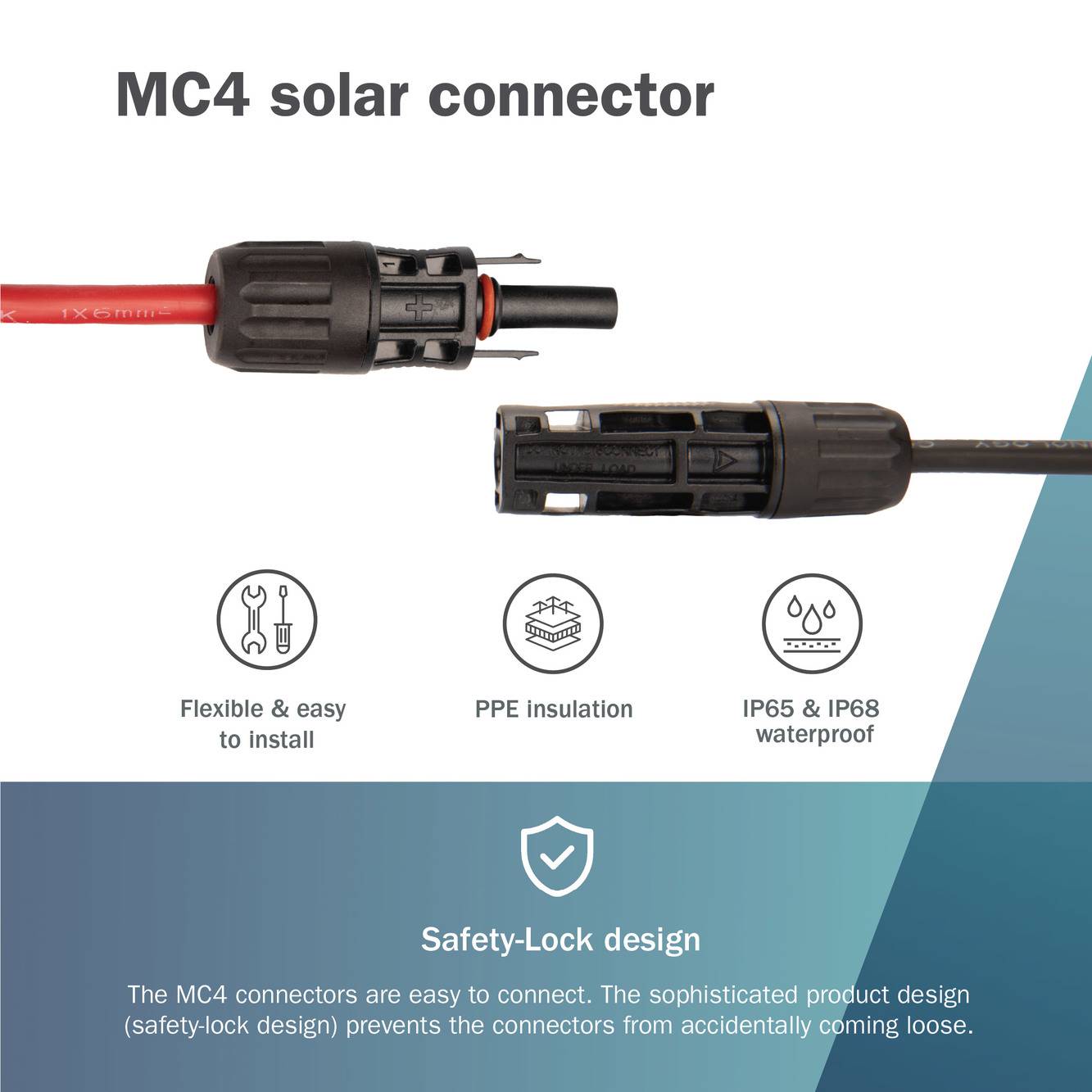 Digitus DK-SCEC66-0100 DK-SCEC66-0100 prodlužovací solární kabel 6 mm² Délka kabelu 10 m-3