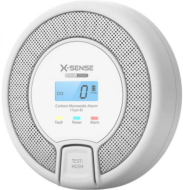 X-Sense CO03D-W detektor kouře  s interním senzorem, možnost vzájemného propojení na baterii