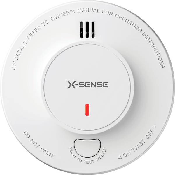 X-Sense SD19 detektor kouře  vč. baterie s životností 10 let na baterii (Ø x v) 70 mm x 45 mm 1 ks