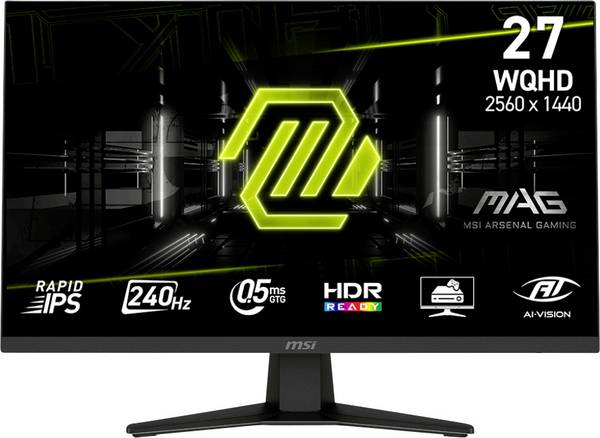 MSI MAG 274QFDE X24 herní monitor 68.6 cm (27 palec)2560 x 1440 Pixel, 16:9, 0.5 ms, IPS LCD