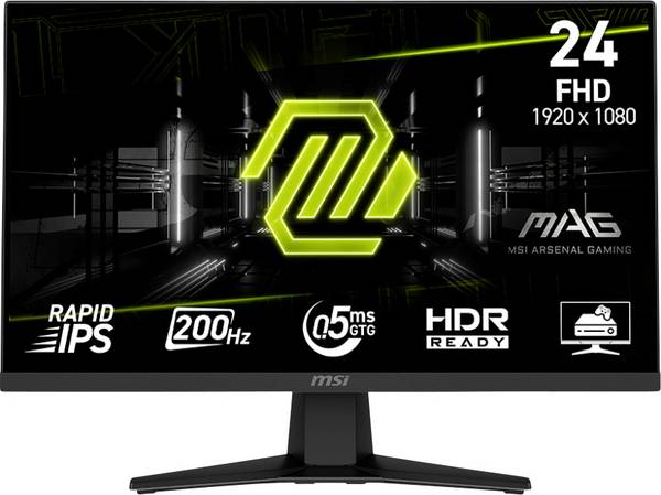 MSI MAG 244F herní monitor 59.9 cm (23.6 palec)1920 x 1080 Pixel, 16:9, 0.5 ms, IPS LCD