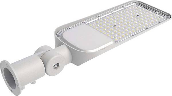 V-TAC VT-139ST-S 2120434 LED pouliční osvětlení Energetická třída (EEK2021): D (A - G) LED pevně vestavěné LED 100 W šedá