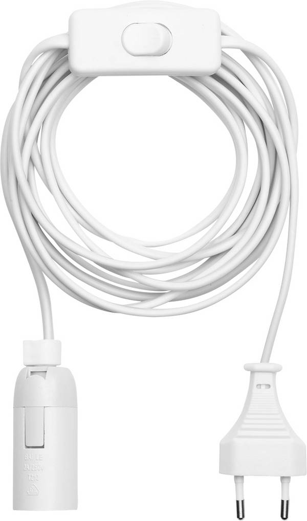 LEDmaxx 9801W objímka pro žárovku  E14  250 V 40 W