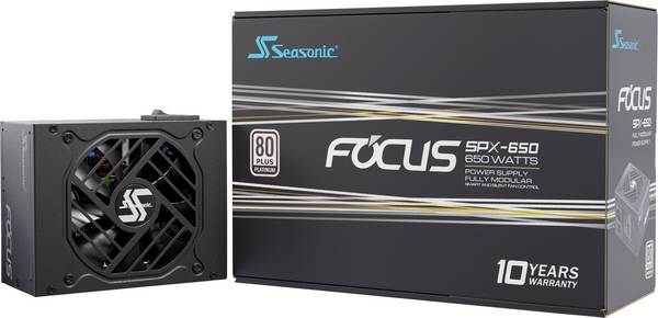 Seasonic FOCUS-SPX-650 PC síťový zdroj  650 W CFX 80 PLUS® Platinum