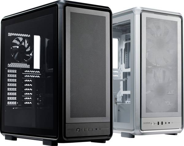 Cooler Master MasterFrame 500 Mesh Si midi tower PC skříň  stříbrná 3 předinstalované ventilátory, boční okno, prachový filtr