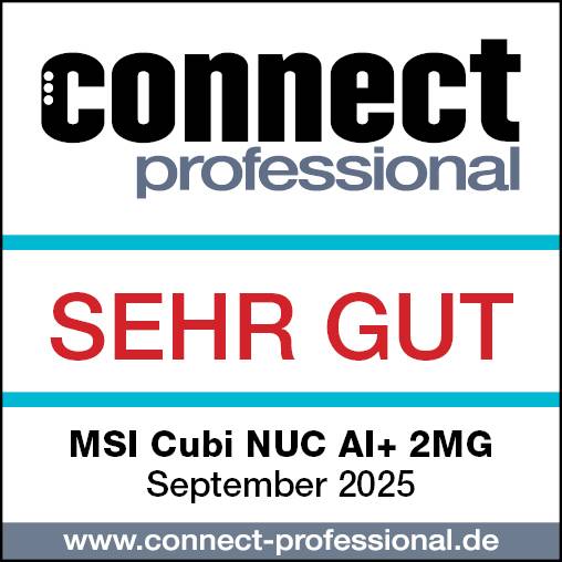 Obrázek ocenění pro MSI mini PC (HTPC) Cubi NUC AI+ 2MG-039AT Intel® Core™ Ultra 7 258V 4.80 GHz 32 GB RAM 1 TB SSD 00B20611-039