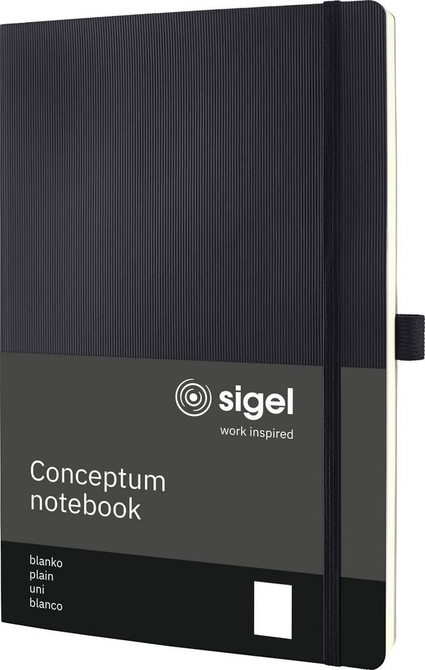 Sigel CO338 poznámková kniha Conceptum Softcover A4 čisté černá Počet listů: 97 listů