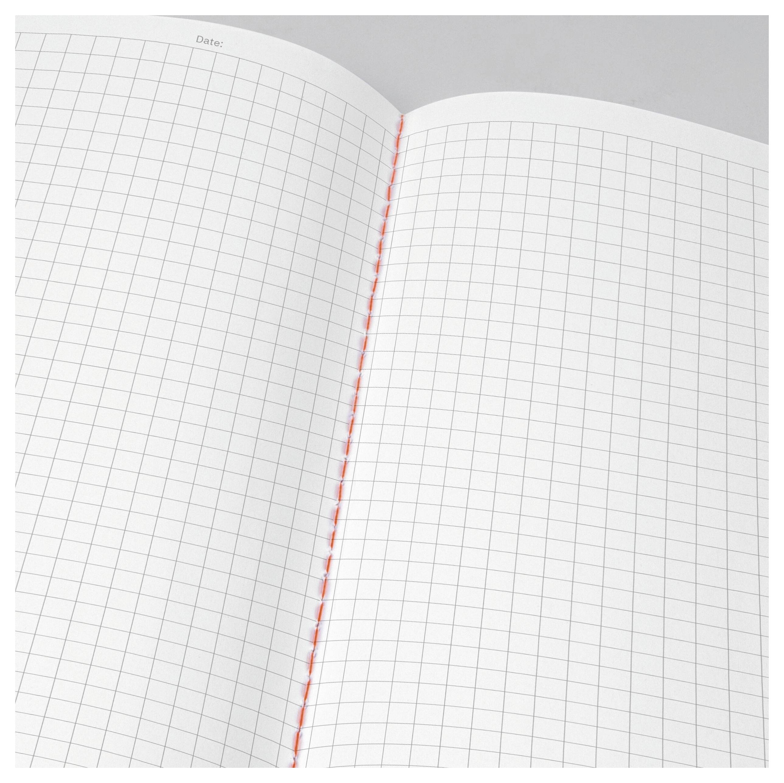 Sigel LS300 Poznámkový blok Linescape Softcover 2 ks DIN A5 čtverečkovaný světle šedá, neonově oranžová Počet listů: 34 -3