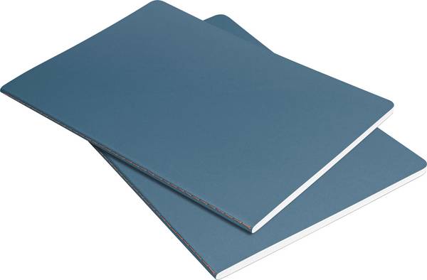 Sigel LS305 Poznámkový blok Linescape Softcover 2 ks DIN A5 linkovaný středně modrá , neonově oranžová Počet listů: 34 listů