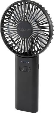 Sygonix  ruční ventilátor  4 W  černá