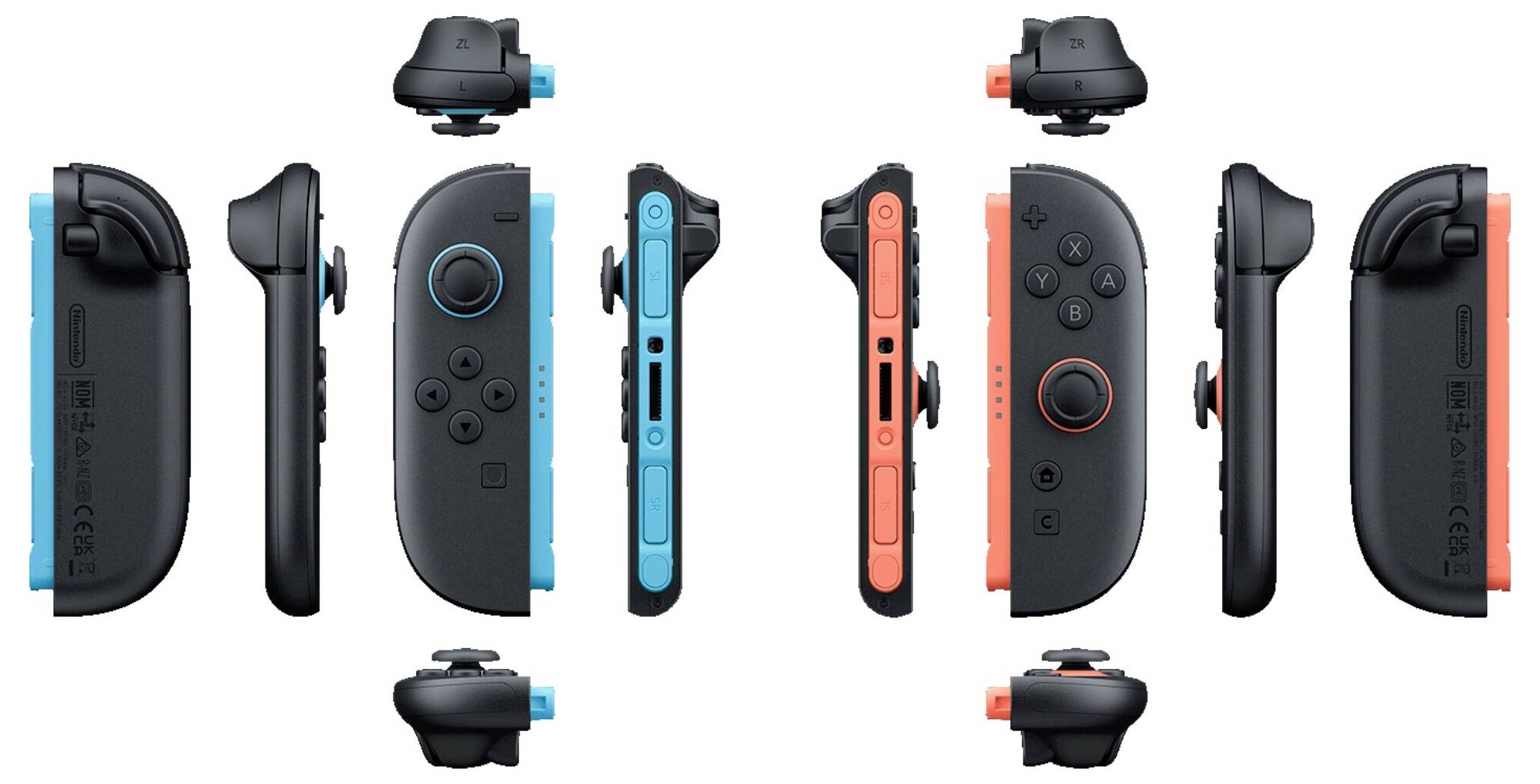 Nintendo Joystick Nintendo Switch světle modročerná, světle červenočerná-4