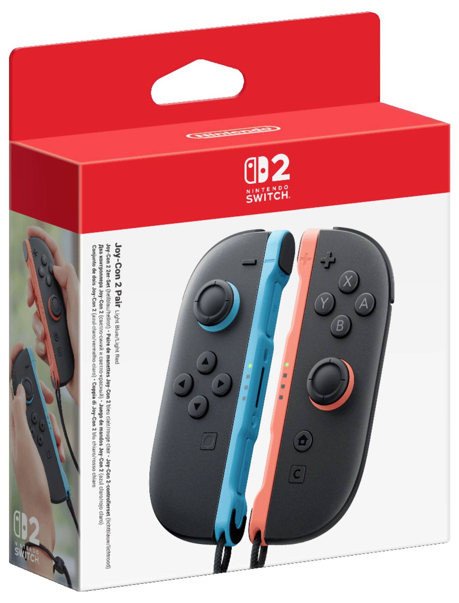 Nintendo Joystick Nintendo Switch světle modročerná, světle červenočerná-5