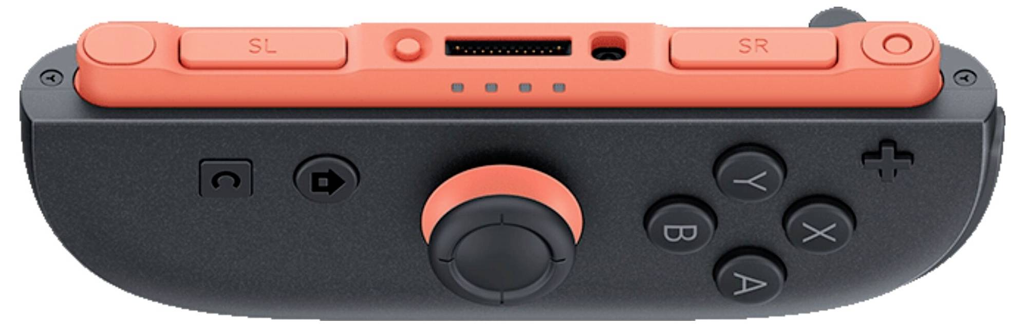 Nintendo Joystick Nintendo Switch světle červenočerná-1