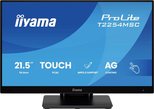 Iiyama ProLite T2254MSC dotykový monitor 54.6 cm (21.5 palec)1920 x 1080 Pixel, 16:9, 4 ms, IPS LED