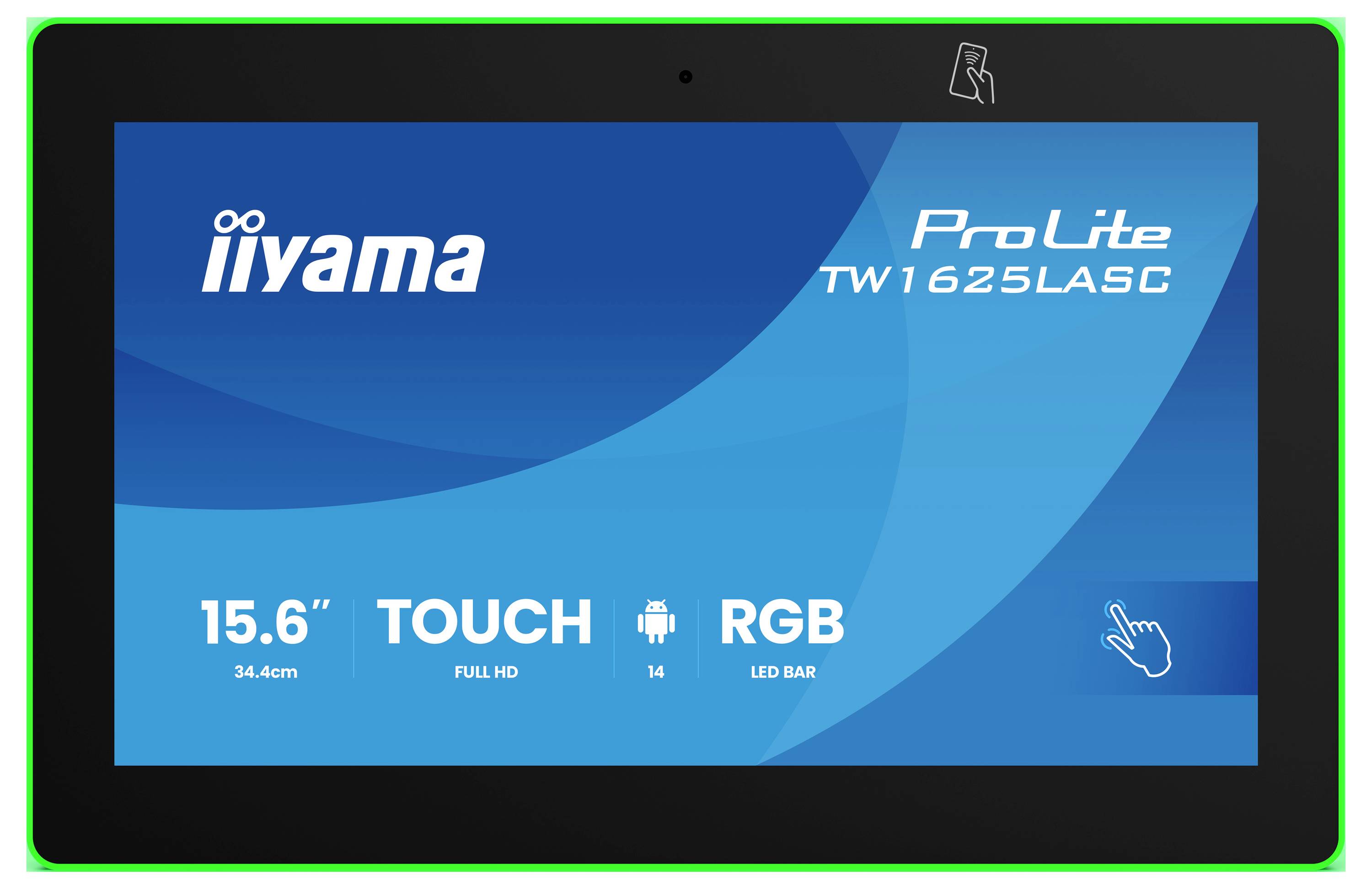 Iiyama ProLite TW1625LASC dotykový monitor 39.6 cm (15.6 palec)16:9, 20 ms, IPS LED-2