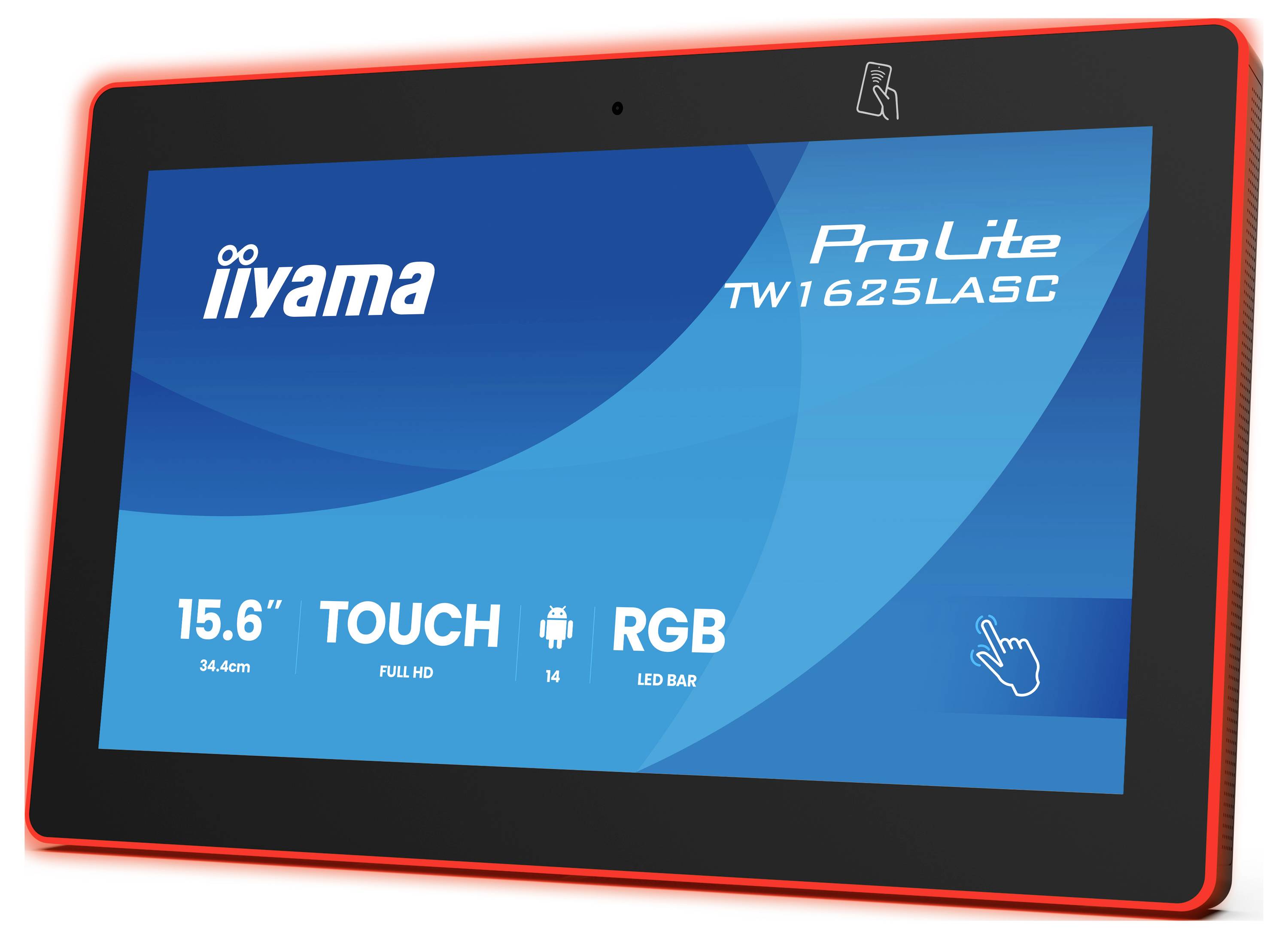 Iiyama ProLite TW1625LASC dotykový monitor 39.6 cm (15.6 palec)16:9, 20 ms, IPS LED-9