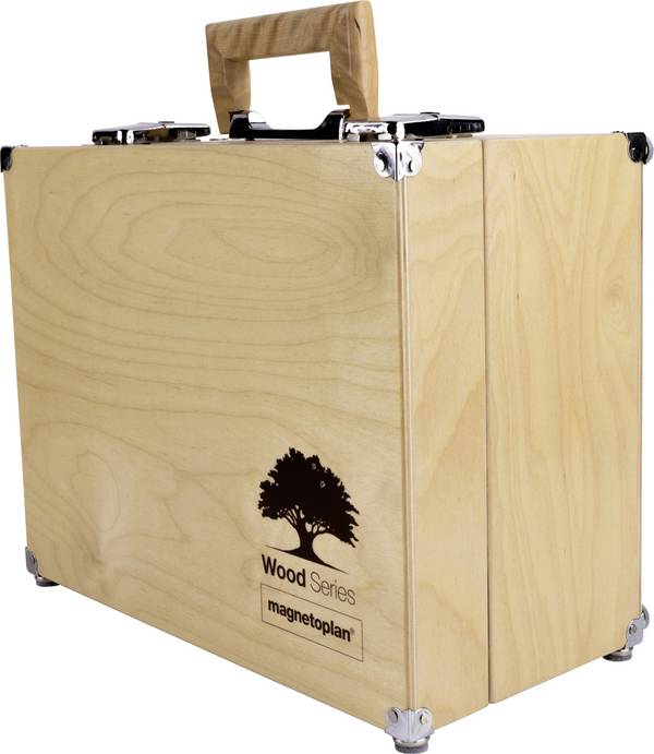 magnetoplan Wood Series moderační kufřík bříza, kov počet dílů: 2400 360 mm x 270 mm x 183 mm břízová