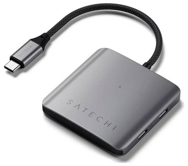Satechi USB-C® dokovací stanice ST-H4CPDM Vhodné pro značky (dokovací stanice pro notebook): Apple MacBook
