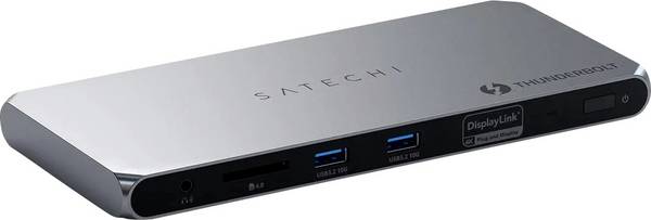 Satechi Dokovací stanice pro notebook Thunderbolt™ 4  ST-DT4MDM-EU Vhodné pro značky (dokovací stanice pro notebook): Apple  napájení USB-C®