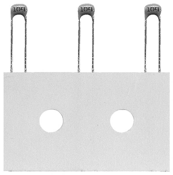 Kemet C320C104M5U5TA7317 keramický kondenzátor radiální  100 nF 63 V/DC 20 % (d x š x v) 3.8 x 2.5 x 5.3 mm 1 ks Tape