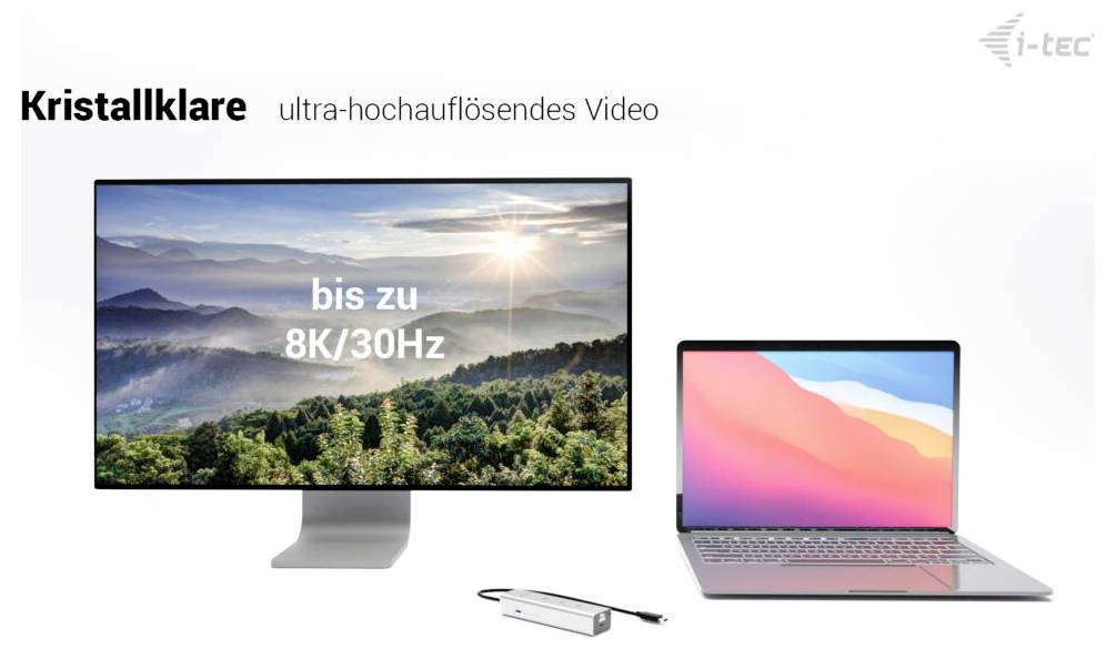 Krystalově čistý ultra-vysokého rozlišení video až do 8K/30Hz