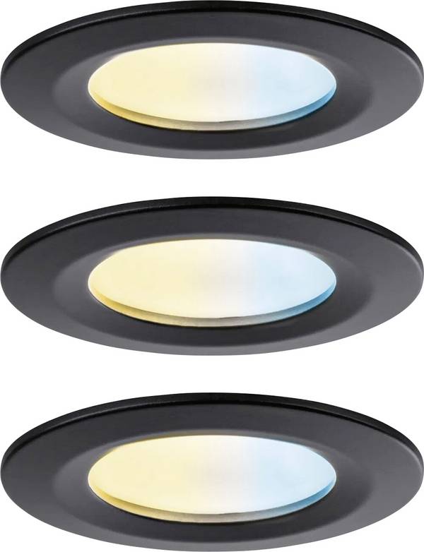 Paulmann 92446  LED stropní svítidlo, LED vestavné svítidlo, LED, LED, 6 W, černá (matná)