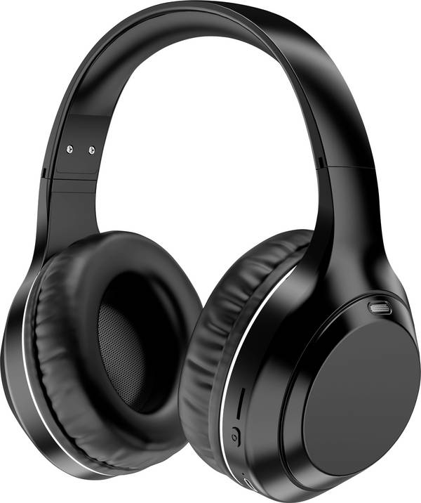 Denver BTN-211  Headset uzavřená (Over Ear) Bluetooth®  černá Potlačení hluku headset mobil