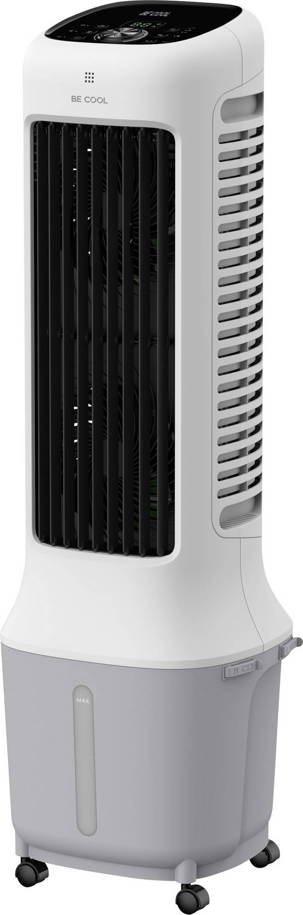 Be Cool  ochlazovač vzduchu 38 W (d x š x v) 279.2 x 308.5 x 938.2 mm bílá ovládání prostřednuctvím aplikace, s dálkovým ovládáním, LED displej, stavová LED, s časovačem, otočný, s automatickou funkcí