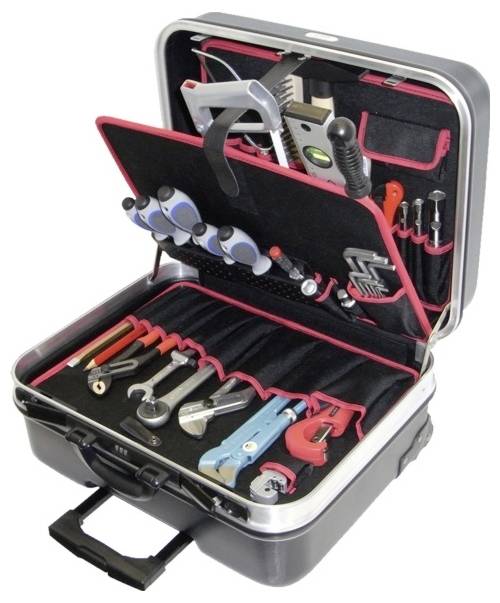 Alarm Werkzeuge 7-HT, 56077530 kufřík na nářadí s nářadím , (d x š x v) 525 x 450 x 280 mm-0