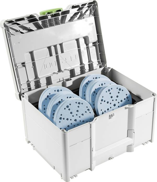 Festool 578192 Box na brusné kotouče Průměr 150 mm Zrnitost=60, 80, 120, 150, 180, 220 1 sada